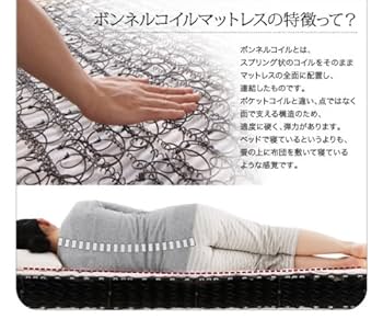 Amazon | 棚・コンセント付きフロアベッド【Skyline